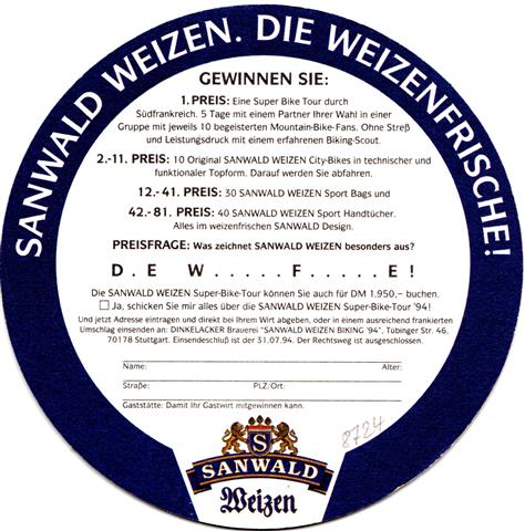 stuttgart s-bw sanwald rund 1b (260-gewinnen sie)